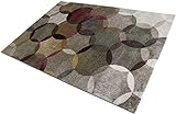 ESPRIT Modernina Moderner Markenteppich, Polypropylen, Mehrfarbig, 150 cm x 80 cm x 1.3 cm