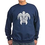 CafePress Sea Turtle Sweatshirt (dunkel) Gr. L, navy