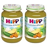 HiPP Gemüse-Allerlei Bio, 12er Pack (6 x 190 g)