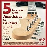 C.GIANT E-Gitarren Saiten - 5 Sätze