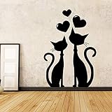 Klassische Katzenmilbe Tapete Roll-Up Möbel Dekoration Wohnzimmer Kinderzimmer Mikron Kunst Aufkleber 43X64Cm
