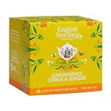 English Tea Shop - Lemongras Ingwer & Zitrusfrüchte, BIO, 16 Pyramiden-Beutel in Papierbox