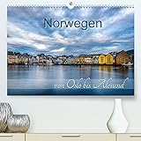 Norwegen von Oslo bis Ålesund (Premium, hochwertiger DIN A2 Wandkalender 2022, Kunstdruck in Hochglanz)