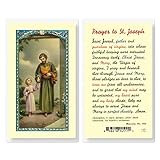 Gebet an den Heiligen Josef Karten, 5 Stück