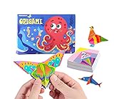 Berry President Bunte Kinder Origami-Kit Lebendige Origami-Papiere Muster mit Anleitung Origami-Buch Kreativität für Kinder Anfänger Training und Bastelunterricht in der Schule
