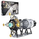 Rcbrick Star Apollo 11 Raumschiff, Mould King 21006, 7011 Teile Groß Mondfähre Modellbau Klemmbausteine Bauset Kompatibel mit Lego