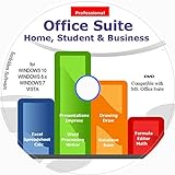Office Suite 2021 Home Student and Business for Microsoft Windows 10 8.1 8 7 Vista 32 64bit| Alternative to Office 2019 2016 2013 2010 365 Compatible with Word Excel PowerPoint ⭐⭐⭐⭐⭐