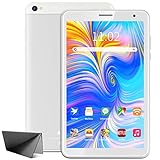 Tablet 8 Zoll Android 10 Google Tablet PC, 3 GB RAM, 32 GB ROM/128 GB Erweiterbar, Quad-Core, Google GMS Zertifiziert, Dual Kamera, HD IPS Display, 5000 mAh, Type C, WiFi, Bluetooth