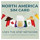 travSIM Prepaid Nordamerika SIM Karte | 50GB Mobile Daten bei 5G Geschwindigkeit. Diese SIM Karte nutzt das AT&T Netz und funktioniert in den USA, Kanada und Mexiko. Gültig für 30 Tage.