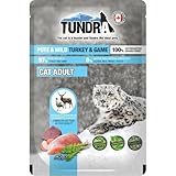 Tundra Katzenfutter Pute & Wild, Nassfutter, Pouchbeutel 16 x 85 g