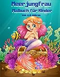 Meerjungfrau Malbuch für Kinder von 4-8 Jahren: 50 Einzigartiges Farbset mit fröhlichen Kreaturen zum Ausmalen und viel Magie von Meerjungfrauen mit einem besonderen Kind