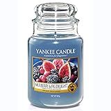 Yankee Candle Duftkerze im Glas (groß) | Mulberry & Fig Delight | Brenndauer bis zu 150 Stunden