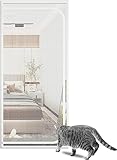 Balkontür, Katzenschutz, Netz, Wohnzimmer, Schlafzimmer, Küche, Terrasse, Hund, Katze, Netz, Tür, Reißverschluss, geeignet für Tür (Color : B, Size : 80x200cm)