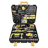 LZQ 268-teilig Werkzeugkoffer Universal Werkzeugsatz im Alukoffer Universal Alu Werkzeugkiste Für Haushalt, Garage & Werkstatt