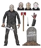Acebwhtoy Ghost Street Jason Voorhees Actionfigur, 3D-Modellpuppe (Friday The 13th: Part 4), 17,8 cm (B)