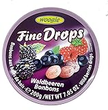 Woogie Waldbeeren-Bonbons 'Fine Drops' in der wiederverschließbaren 200g Dose