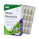 Salus Neuro Memorise – 1x 60 Kapseln (1x 26 g) – Bacopa monnieri – Nahrungsergänzungsmittel – mit Bacopa monnieri – B-Vitaminen – Calcium – Zink - vegan