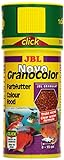 JBL NovoGranoColor 30104, Alleinfutter für große farbenprächtige Aquarienfische, Granulat, 250 ml