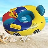 ZHWDD Säuglings- und Kinderschwimmring Kind Floatsitz Schwimmsitz Säuglingssitz Spielzeugauto- und Boot-Schwimmhilfe-Spielzeuggröße wie in der Abbildung Gezeigt qujunji