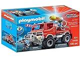 PLAYMOBIL City Action 9466 Feuerwehr-Truck mit Licht- und Soundeffekten, Ab 5 Jahren