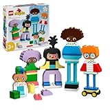 LEGO DUPLO Town Baubare Menschen mit großen Gefühlen, Lernspielzeug für Kinder ab 3 Jahren, enthält 5 Figuren mit 10 Gesichtern für Rollenspiele, 71 Steine zum Kombinieren und Gestalten 10423