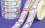 Adress-Aufkleber mit Wunschtext, Metallic-silber, 500 schöne geprägte Adress-Etiketten, Namens-Aufkleber, ca. 51 x 19 mm, für 1 bis 5 Zeilen