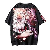 XCMLZ Seraph of The End Unisex T-Shirt Herren Damen 3D Drucken Cosplay Anime Kurzarm S