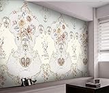 3D Effekt Tapete Retro Vase Blumenarrangement Klassisch Vliestapete Fototapete Wohnzimmer Schlafzimmer Wanddeko