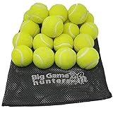 Big Game Hunters Hunde-Tennisball mit doppelter Stärke, unzerstörbar, ideal für aggressive Kauer, 20 Stück
