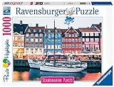 Ravensburger Puzzle Scandinavian Places 16739 - Kopenhagen, Dänemark - 1000 Teile Puzzle für Erwachsene und Kinder ab 14 Jahren