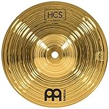 Meinl Cymbals HCS 8 Zoll (20,32cm) Splash Becken für Schlagzeug – Messing, traditionelles Finish (HCS8S)