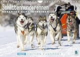Schlittenhunderennen: Rasantes Schneetreiben - Edition Funsport (Wandkalender 2022 DIN A4 quer) [Calendar] CALVENDO [Calendar] CALVENDO