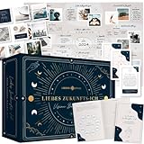 Lebenskompass Vision Board Set ”Liebes Zukunfts-Ich” - DAS ORIGINAL - Bastel Dein eigenes Visionboard und visualisiere das Leben deiner Träume - Geschenke für Frauen & Männer, Beste Freundin