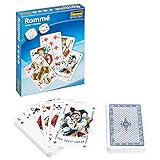 Idena 6250080 - Spielkarten für Rommé, Canasta und Bridge, 2 x 55 Karten, französisches Blatt, für abwechslungsreiche Spieleabende