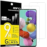 NEW'C 2 Stück, Panzer Schutz Glas für Samsung Galaxy A51, Frei von Kratzern, 9H Härte, HD Displayschutzfolie, 0.33mm Ultra-klar, Ultrabeständig
