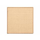 Sisalteppich Natural Line | ideal als Kratzmatte für Katzen | schadstofffrei & widerstandsfähig | Sisal Kratzteppich in vielen Farben und Größen (Natur, 60x80 cm) …