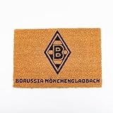 Borussia Mönchengladbach Fußmatte Emblem | 40 x 60 cm | Offizieller Fanartikel
