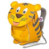 Affenzahn Kleiner Freund - Kindergartenrucksack für 1-3 Jährige Kinder im Kindergarten und Kinderrucksack für die Kita Tiger - Gelb