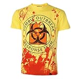 Darkside – Zombie Outbreak Response Team T-Shirt, gelb, Grösse L