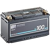 ECTIVE LC100 BT 12V 100Ah 1280Wh LiFePO4-Batterie mit Bluetooth-Funktion Lithium-Eisenphosphat Versorgungs-Batterie inklusive App