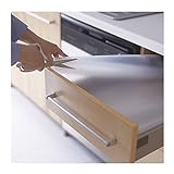 IKEA Schubladenmatte 'VARIERA' Antirutsch Schubladeneinlage - transparent - 150x50 cm zuschneidbar - geräuschdämpfend