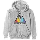 Imagine Dragons Kapuzenpullover Triangle Band Logo offiziell Off Weiß Pullover