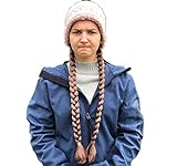 Festartikel Müller Greta Zöpfe am Haarband, Klima Greta Kostüm-Zubehör 2 Varianten braun Fasching