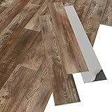 ARTENS - PVC Bodenbelag ROBESA - Selbstklebende Vinyl-Dielen - Vinylboden - Holz-Effekt - Dunkelbraun - FORTE - 91,44cm x 15,24 cm x 2 mm - Dicke 2 mm - 2,23m²/16 Dielen