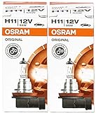 2x OSRAM 64211 Glühlampe Halogenlampe H11 ORIGINAL LINE 12V 55W PGJ19-2