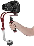 MEETOZ Pro Handheld Steadycam Video Stabilisator Griff stabile Unterstützung für Canon Nikon Sony Kamera Cam Camcorder DV DSLR