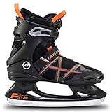 K2 25E0401 Skates Herren Schlittschuhe FIT Ice Boa, Black/Orange, UK: 8.5