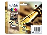 Epson original - Epson Workforce WF-2630 WF (16XL / C13T16364012) - Tintenpatrone Multipack (schwarz, Cyan, Magenta, gelb)