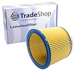 Trade-Shop Rundfilter/Lamellenfilter kompatibel mit Staubsauger, Saugroboter, Mehrzwecksauger OBI NTS 20