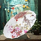 Dekorativer Regenschirm, Papierschirm, Ölpapierschirm, Klassische Dekoration für Rollenspiel-Kostümdramen(Guo Se Tian Xiang)
